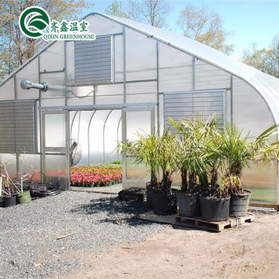 Large Hydroponic Galvanized Steel Pipe For Film Greenhouses in Double or Single Layer