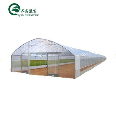 Hot Galvanized Aluminum Steel Structure Agriculture Tunnel Greenhouse for Vegetables
